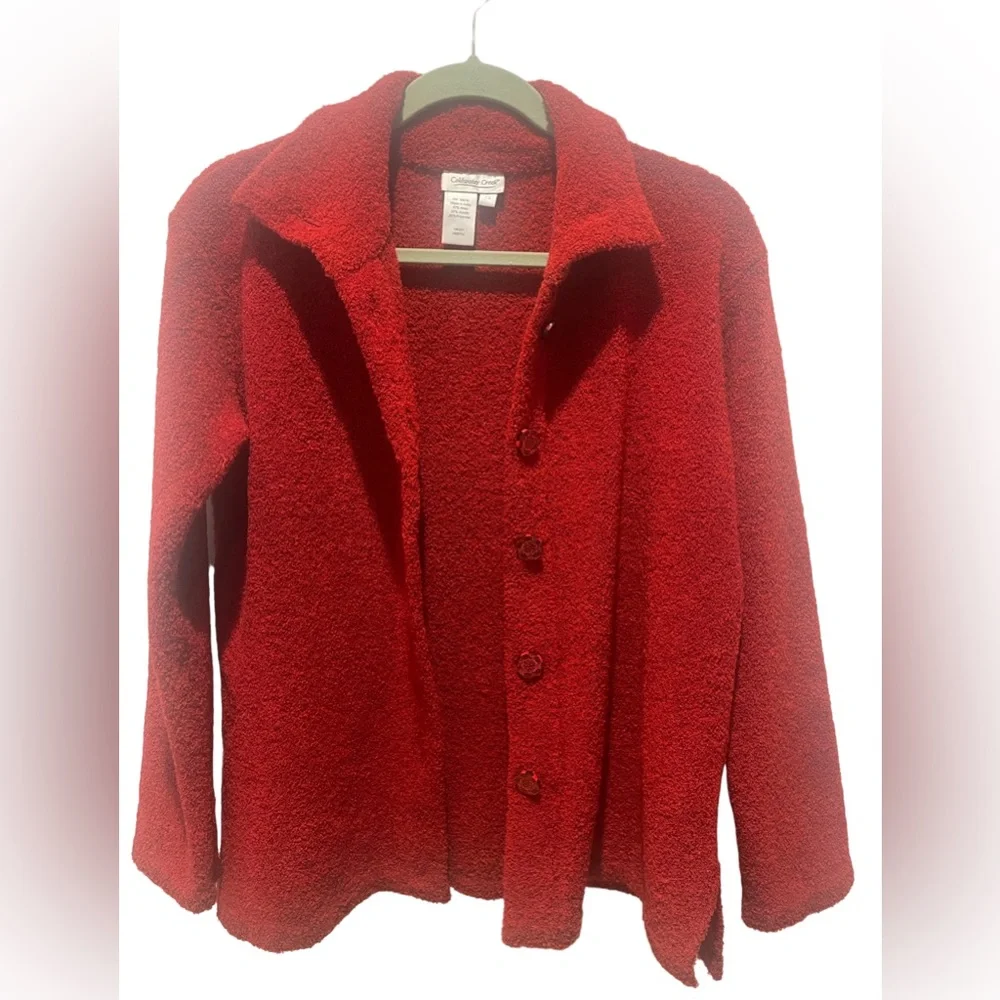 COLDWATER CREEK Wool Blend Knit Jacket - Picture 5 of 6